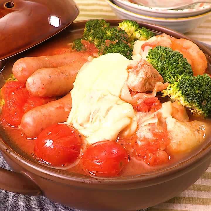 トマトチキン鍋