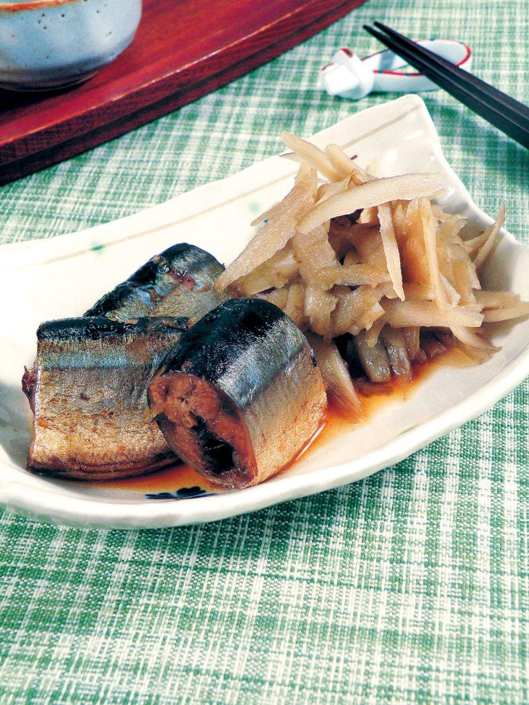 丸ごぼうのしょうゆ煮