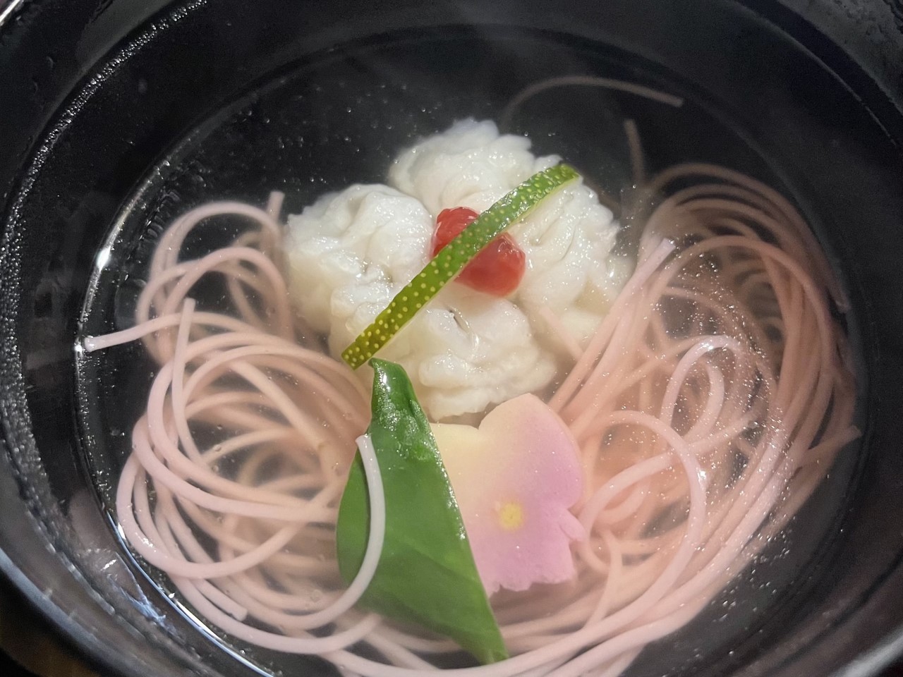 鱧牡丹のお吸いもの 京都限定 茅乃舎おだし