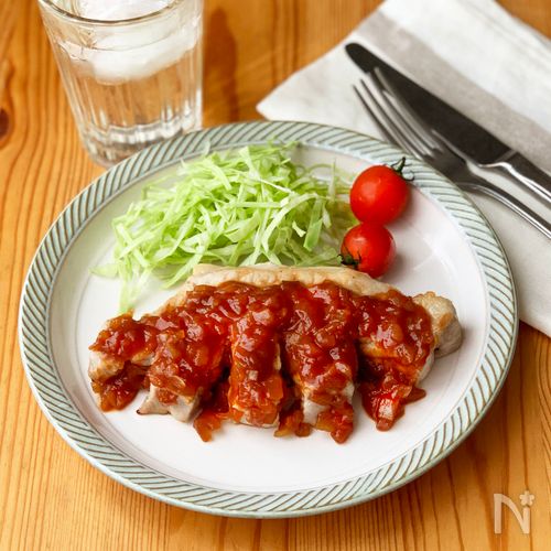 ご飯がすすむ★シンプル玉ねぎソースをかけたトンテキ