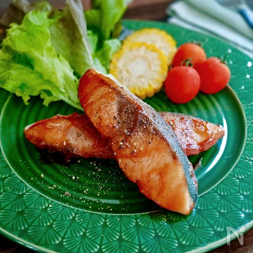 たんぱく質を控えた ポークケチャップ焼き