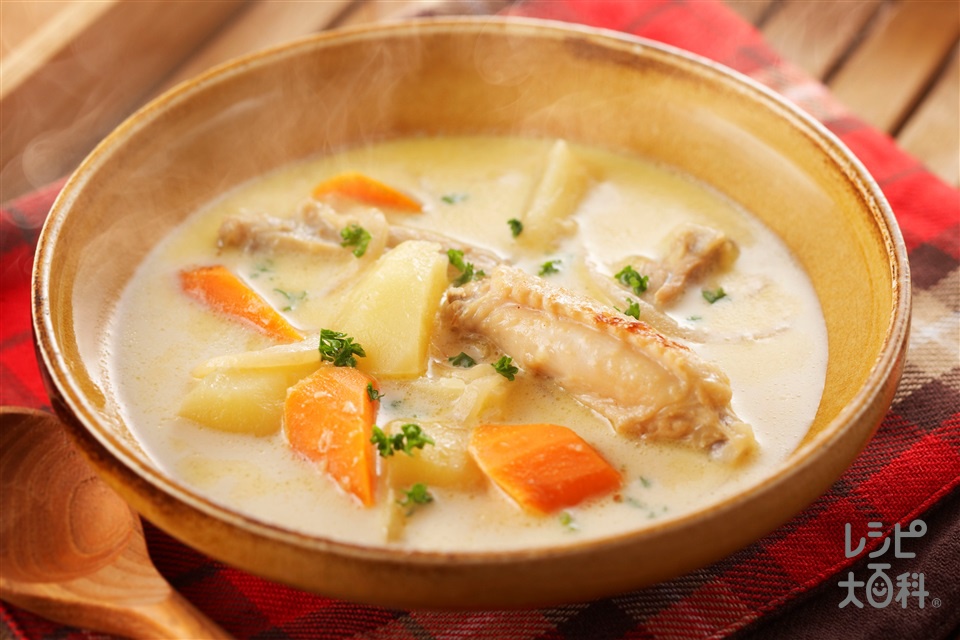 マカロニ入り五目スープ