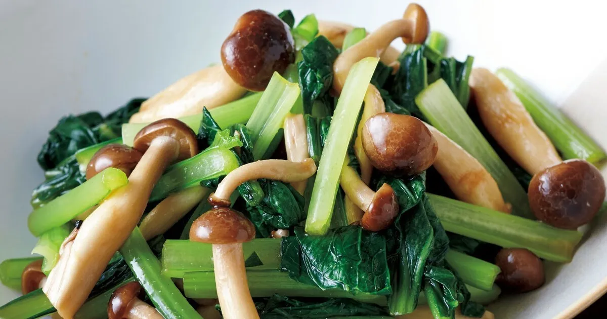 レンジで小松菜とにんじんのナムルレシピ創味食品