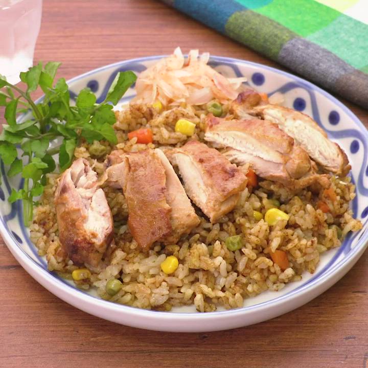 チキンピラフ☆炊飯器