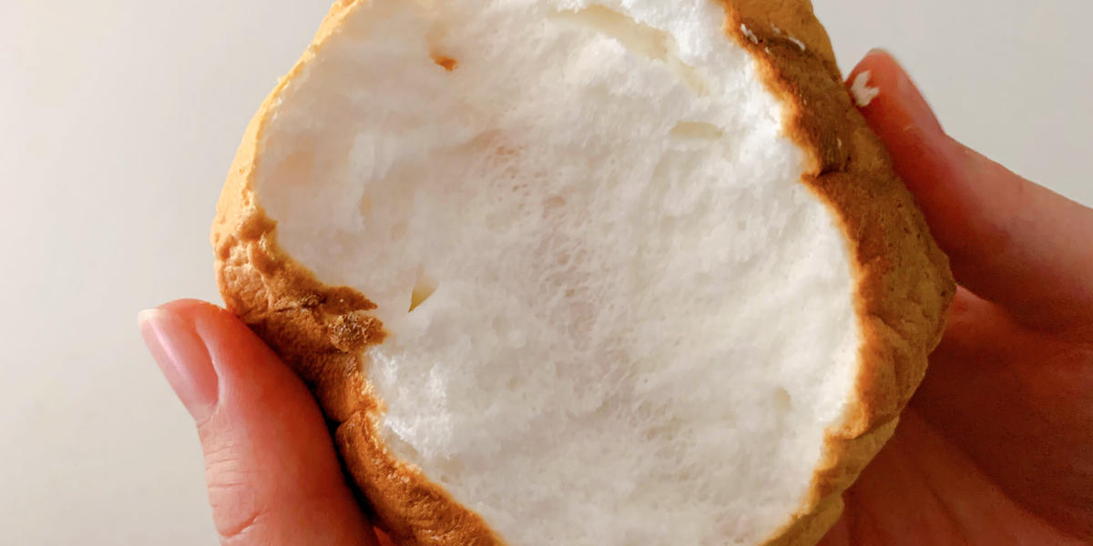 簡単美味しい雲パンの作り方。ジャムで美味しくアレンジ。How to make cloud bread