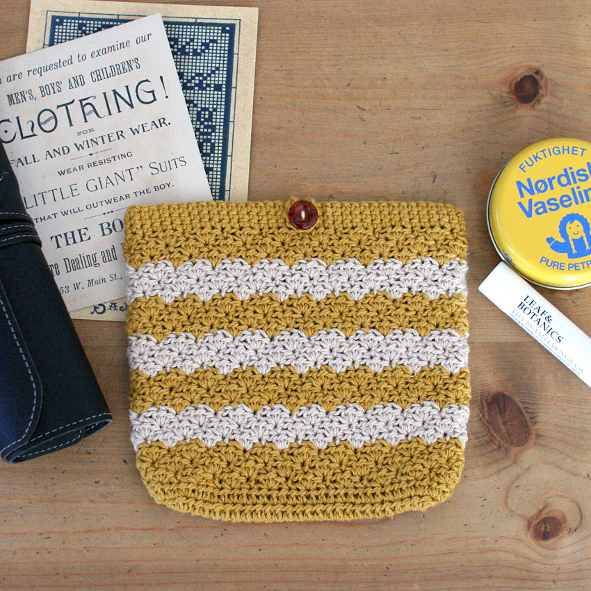 簡単なポーチの編み方 ４令和かぎ針編み教室 Easy Crochet PouchCrochet and Knitting Japanクロッシェジャパン