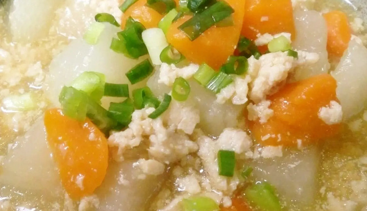 大根とひき肉のそぼろ煮