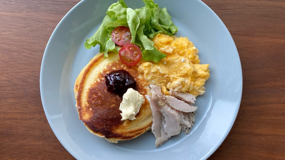 生ハムフランスパンおしゃれな盛り付けTikTok