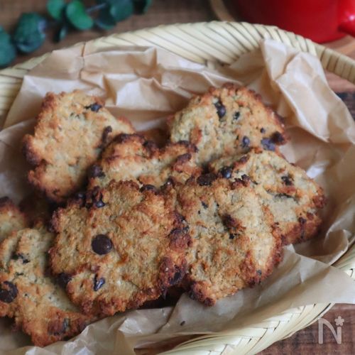 オートミールでバナナクッキ