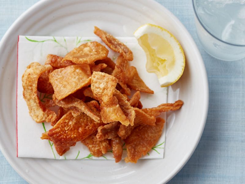 パリパリ！チキンステーキ。ガーリックバタ醤油ソース