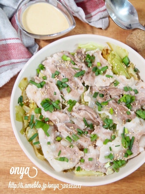 キャベツ＋豚バラ肉の炒めもの