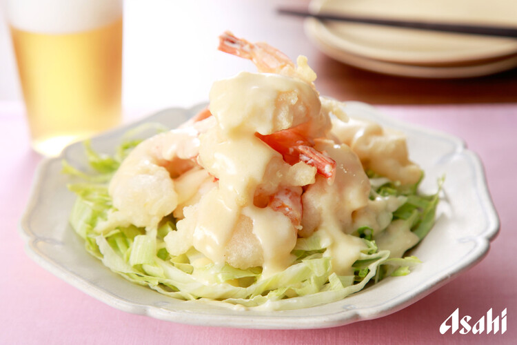 エビマヨの本格レシピ。カリふわ衣とクリーミーなソースが決め手！ プロはガムシロップを使います三越伊勢丹の食メディアFOODIE フーディー
