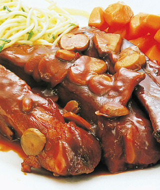 簡単！レシピ 圧力鍋で一発♪やわらかスペアリブ朝の1時間で ラクウマ 3食お家ごはん 〜腹ペコ3姉妹日記