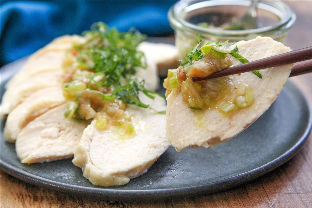 鶏むね肉の梅おろし煮