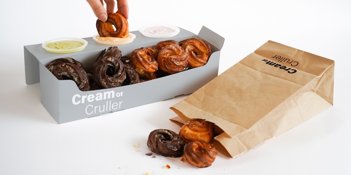 いちごのフレンチクルーラー広島酔心調理製菓専門学校