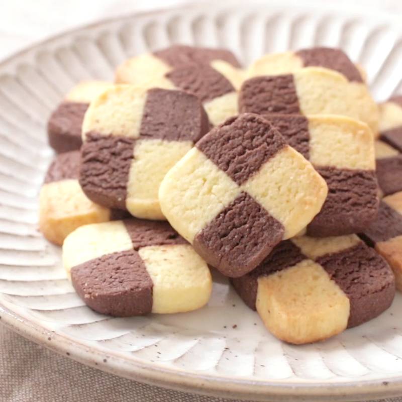 プレゼントにもオススメ♪ 市松模様クッキ