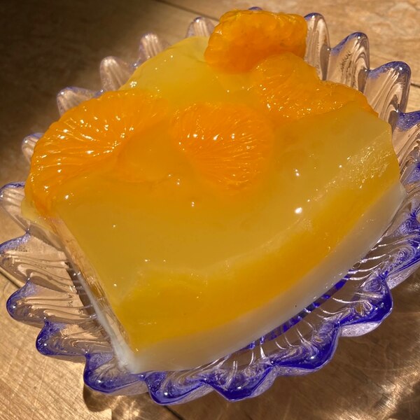 置いとくだけ！簡単二層ゼリ