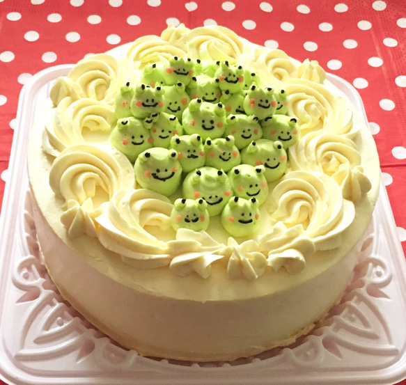 ケロケロ カエル型ケーキ - M Cakes エムケーキ