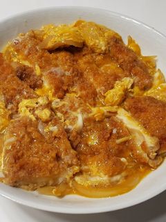 めんつゆとトンカツ 惣菜 で簡単カツ丼