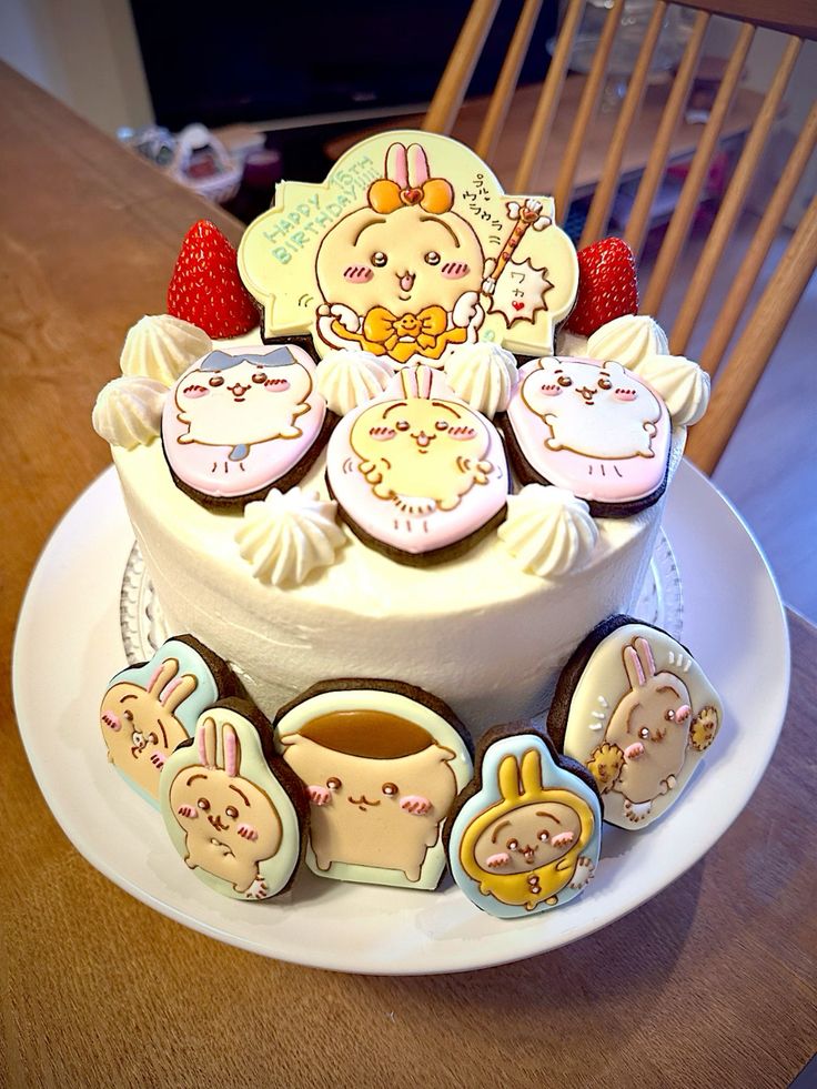 1月のお誕生日ケーキポピンズエデュケア