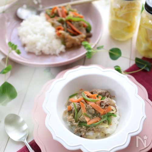 幼児食 牛丼リメイク うどん