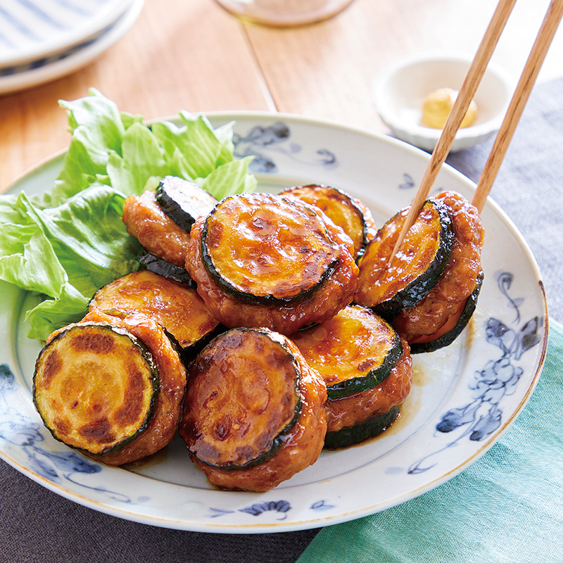 鶏肉とズッキーニのガーリックチーズ炒め。スタミナ洋風おかず