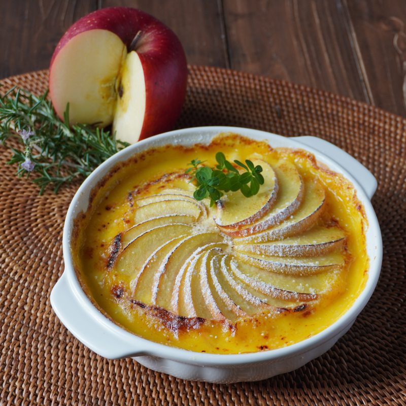 りんごのパンプリンミルクレシピJミルク