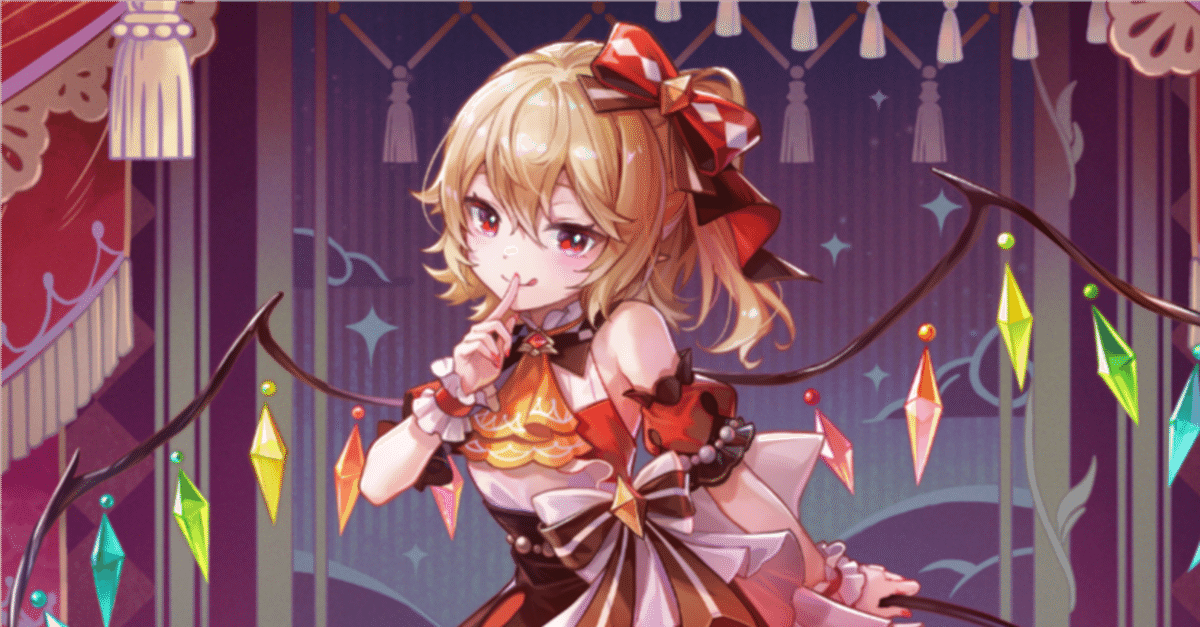 フランドール・スカーレット 直筆イラスト 原画 - ももいろピアノWEBSHOP - BOOTH