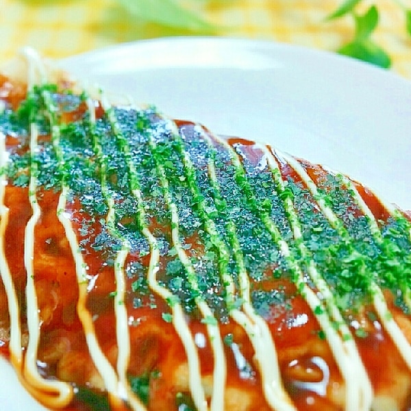 おくらのモチモチお好み焼き☆卵なし☆ by はじこファミリークックパッド簡単おいしいみんなのレシピが392万品