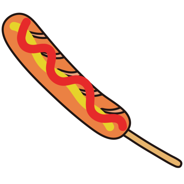 焼きそば 屋台のパック焼きそば イラスト