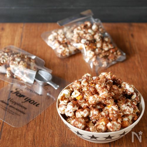 簡単！ 手作りチョコポップコーン