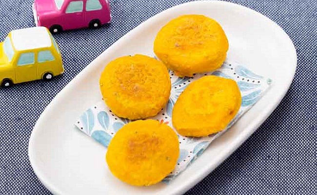 ストック カミカミ期〜、手づかみできるツナとかぼちゃのごはんおやき : のんすけ＊おちびのおいしいくらし〜離乳食・幼児食