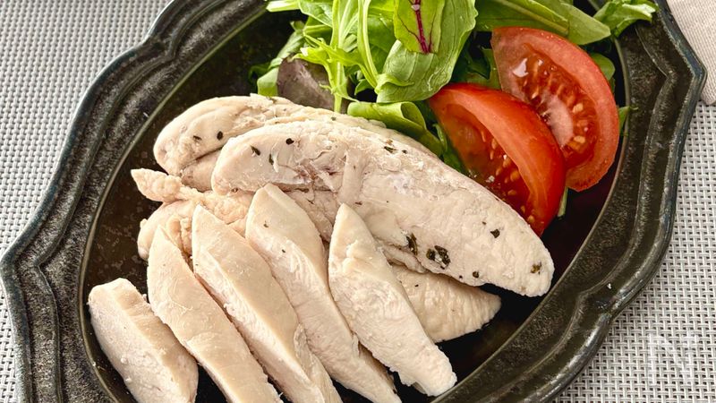 簡単♡ジップロックでささみのサラダチキン