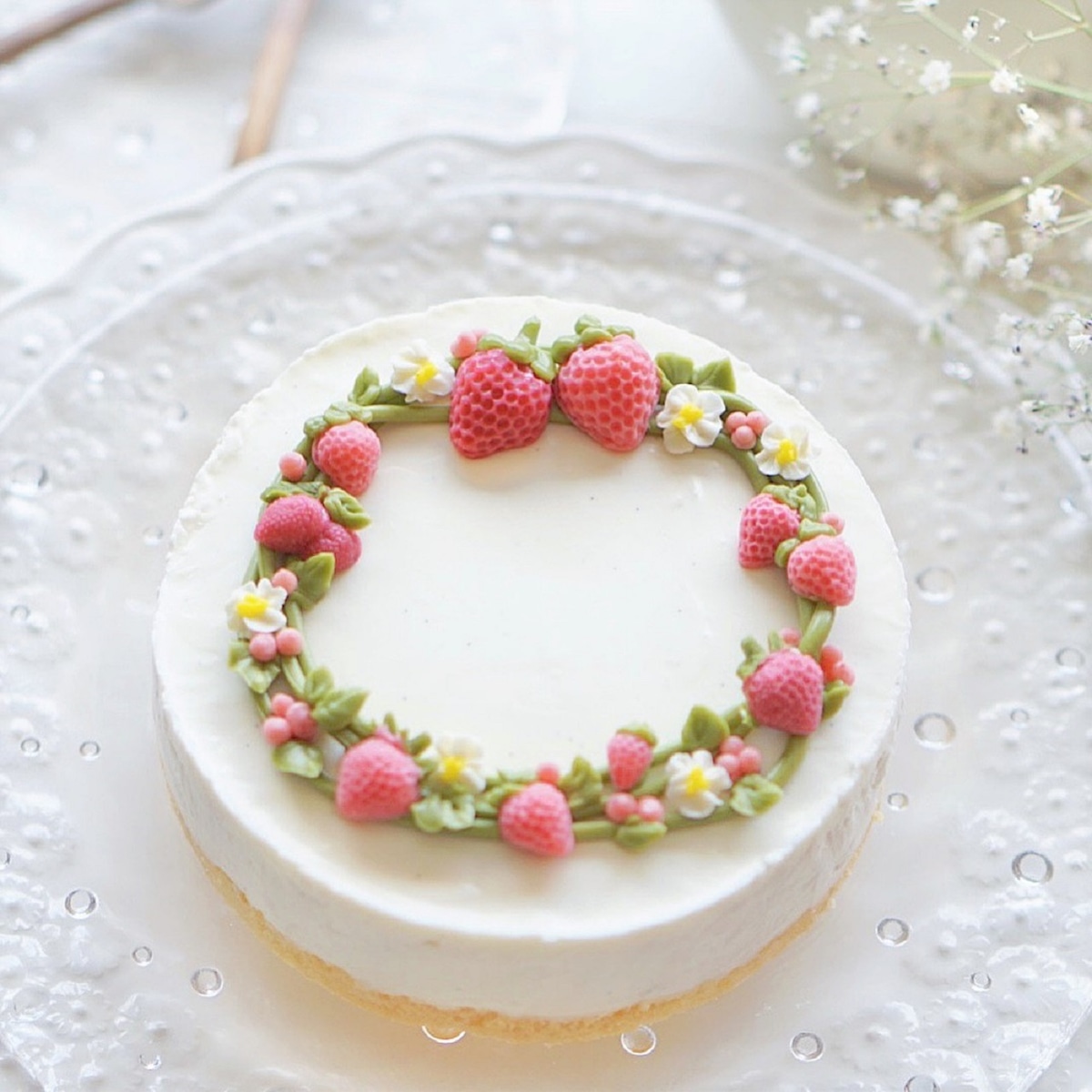 レアチーズケーキ - スコーンとオーダーケーキのお店 One Heart ＊ワンハート＊