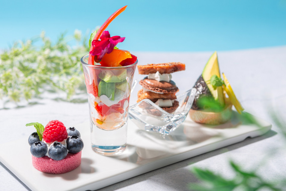 2023.5.22～START 新緑のアフタヌーンティー～抹茶・ピスタチオ・初夏のフルーツ～ - OCEANPLACEオーシャンビューの眺めを愉しむ神戸のイタリアンレストラン・ウエディング