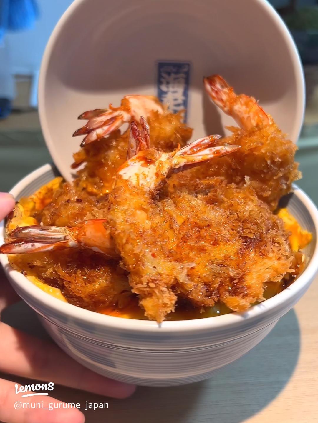 Delicious Giant Fried Shrimp Katsudon Collection