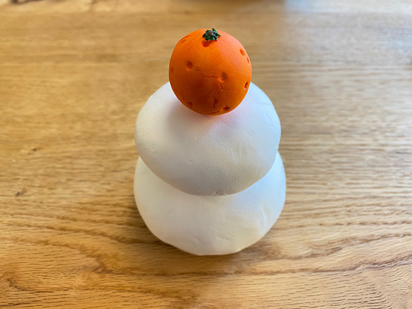 簡単！粘土で鏡餅の作り方│koshirau 拵う こしらう