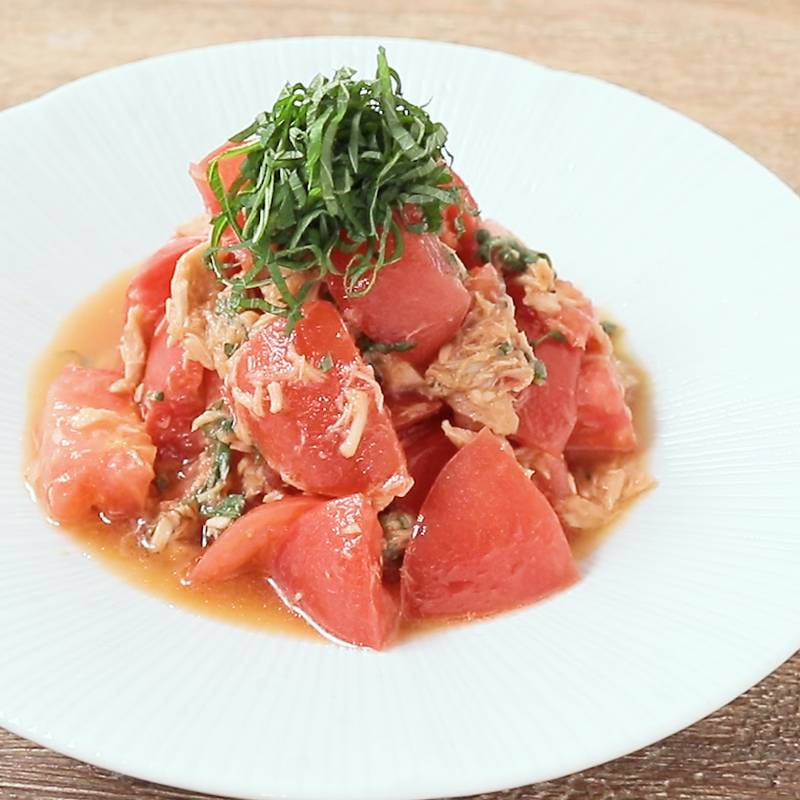 ミニトマトとツナのサラダ