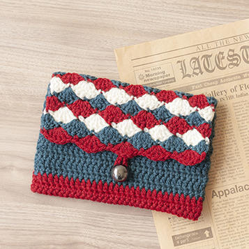 いつも持ち歩きたい！１～2時間あれば出来る 接ぎ無し簡単 編み物ポーチ かぎ針編KNIT LABO BLOG