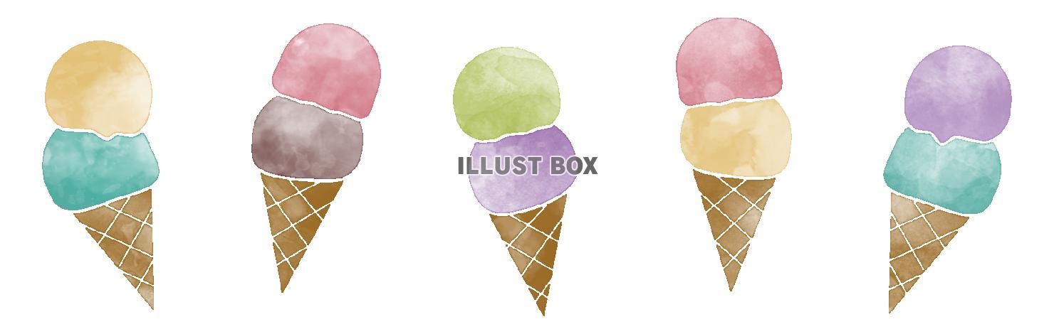 ソフトクリームアイス アイスクリームスイーツ・お菓子商用フリー 無料 のイラスト素材なら「イラストマンション」