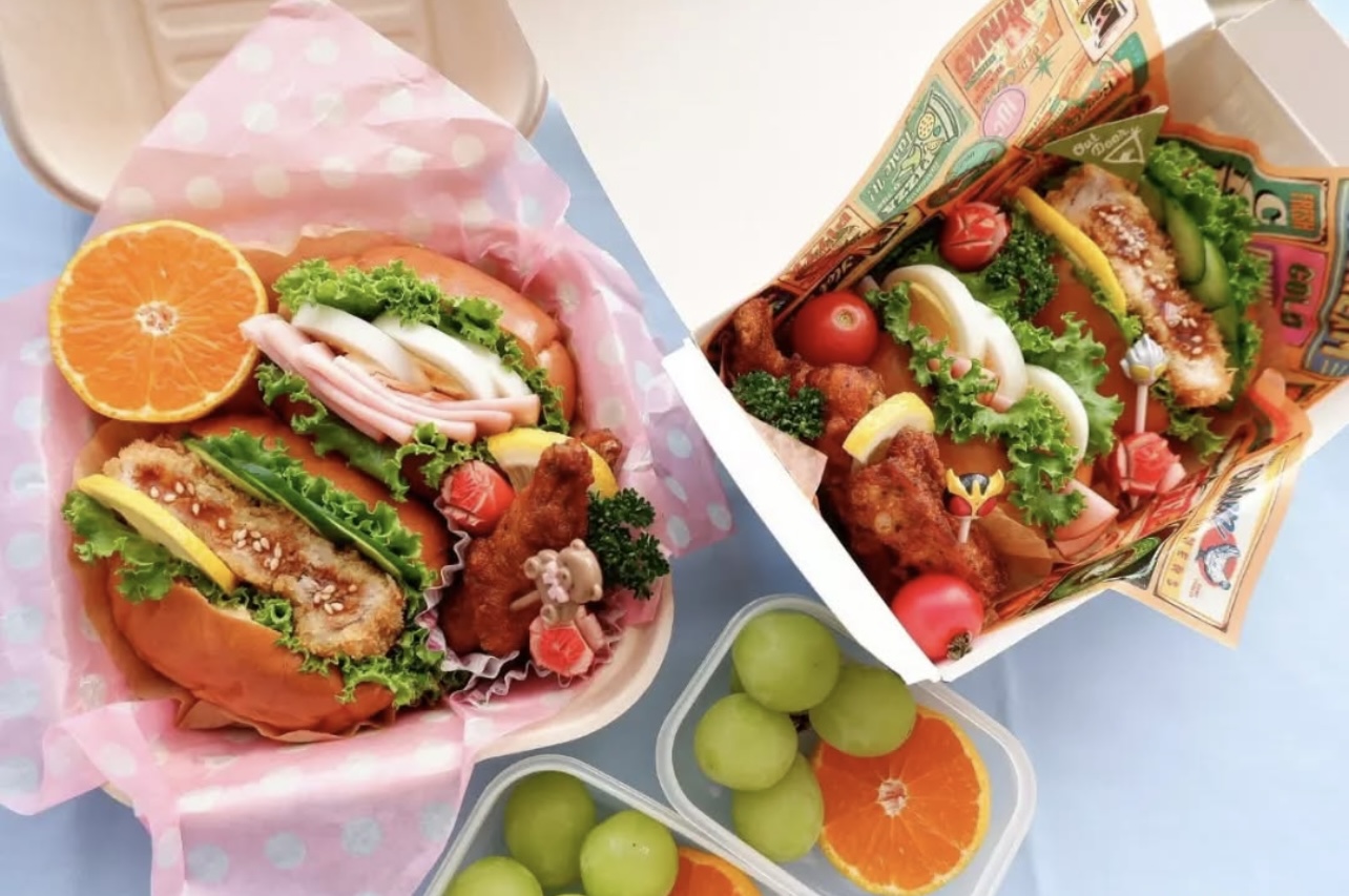 女子高校生の1週間のお弁当 その日に合わせてお弁当作り5日間