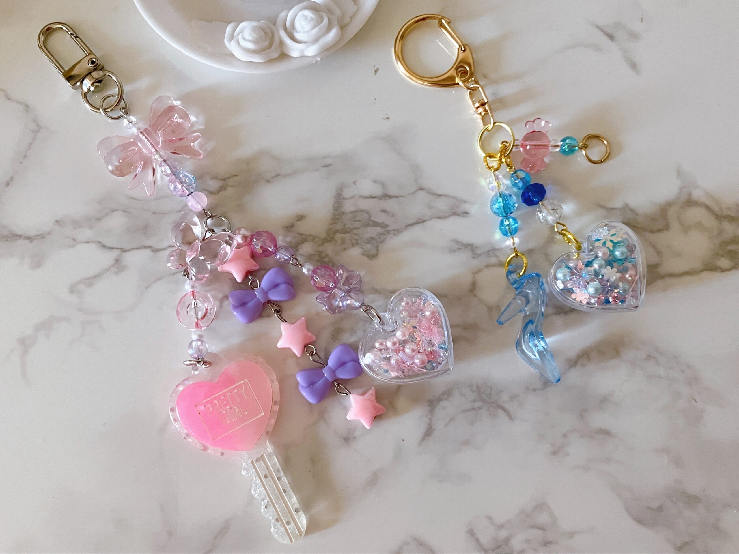 100均DIY UVレジン可愛いあめちゃんキーホルダーの作り方♪100均素材で簡単ハンドメイド楽しい工作♪