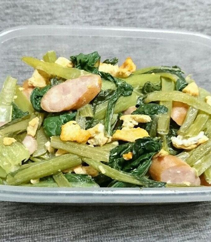 ウィンナーと卵の悶絶炒めレシピ