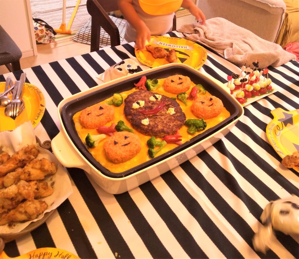 包まない！オープンオムライス