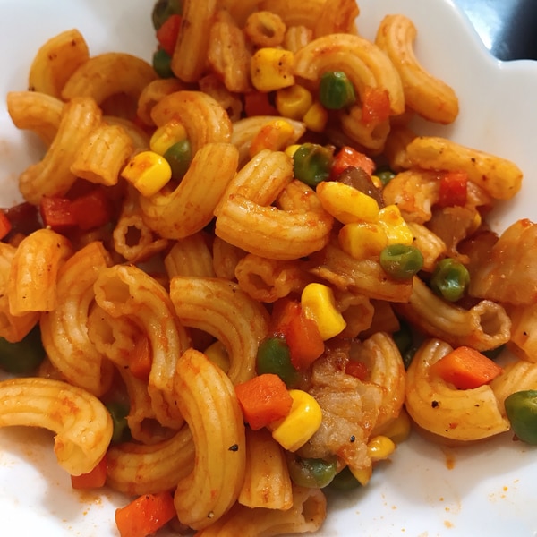 ♡マカロニケチャップ炒め♡お弁当にぜひ♡