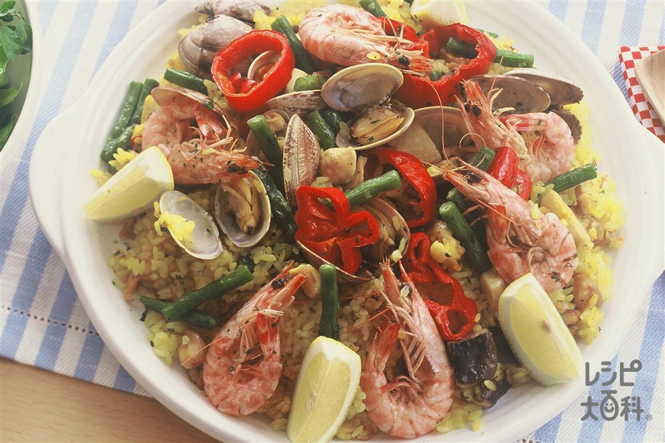 豚肉ときのこのパエリアFissler