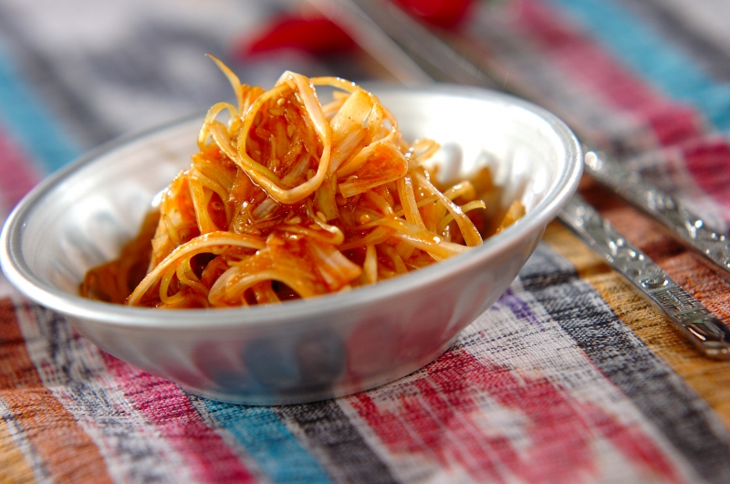 お手軽 韓国風ネギの和え物