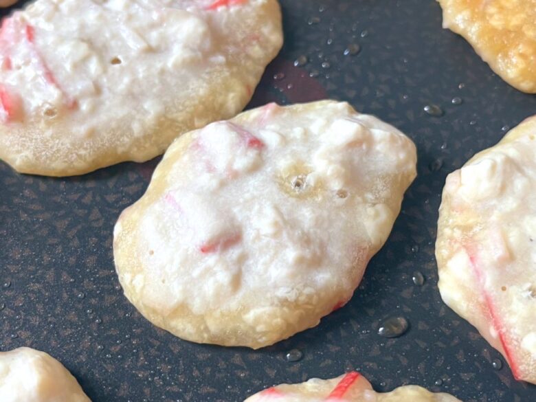 カニカマと豆腐のお焼き