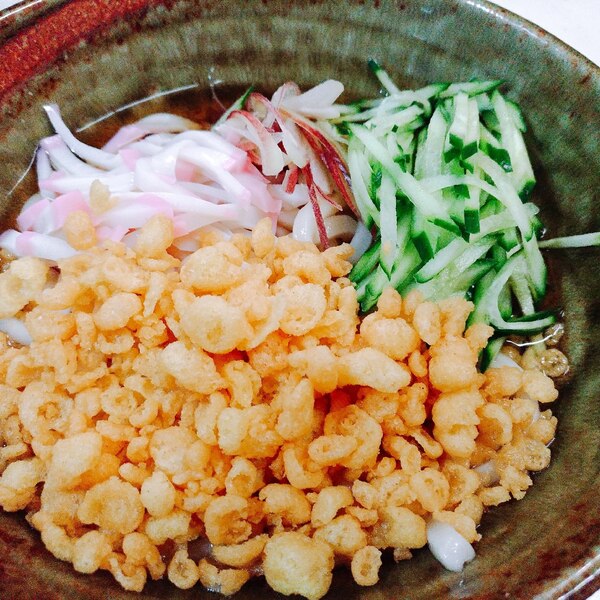 冷やしたぬきうどん・野菜たっぷり卵焼き希望館の食事社会福祉法人 希望館