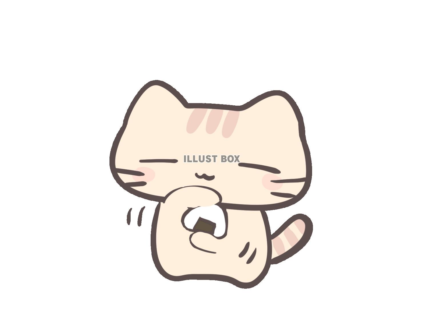 おにぎりを握る人のイラスト暮らしのイラスト